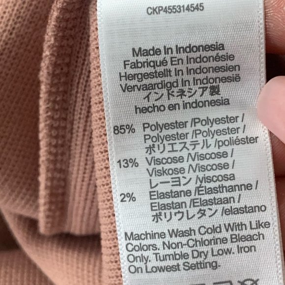 MADEWELL Jacquard Square Neck Top In Faded Mauve - Picture 5 of 9